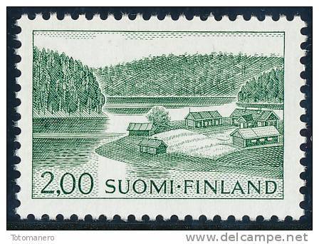 FINLAND/Finnland, M-63 Definitive PHOSPHOR Farm By Lake 2,00 EGpQ** - Nuovi