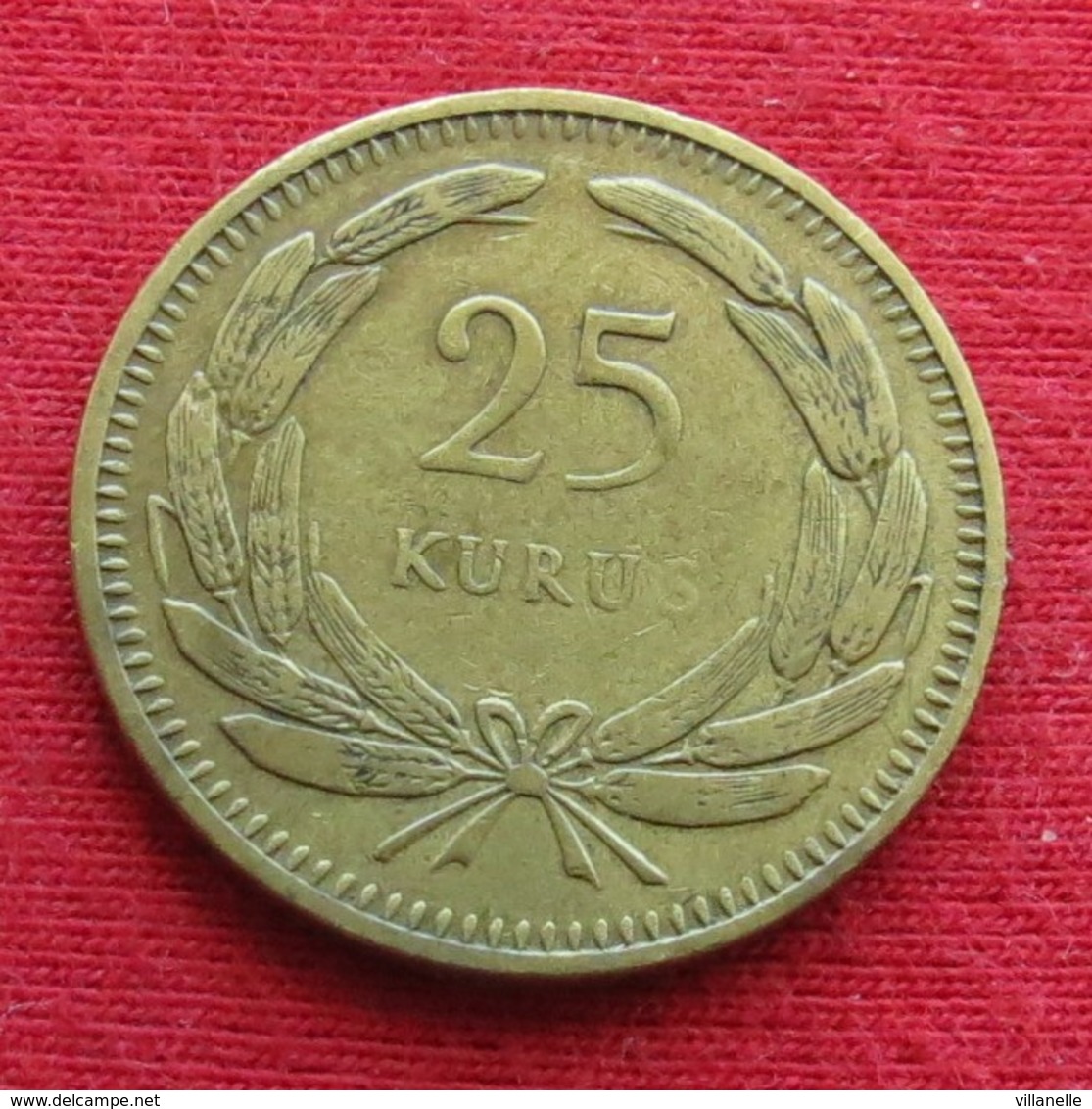 Turkey 25 Kurus 1948 KM# 886  Turquia Turquie - Turquia