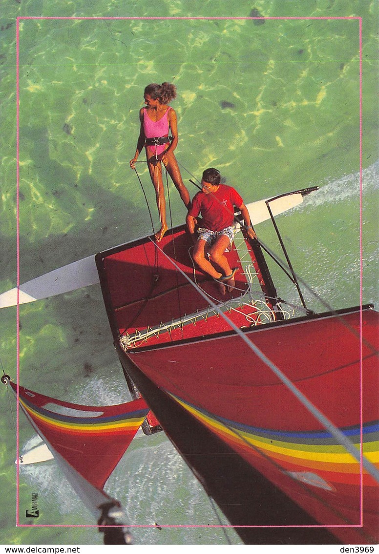 CATAMARAN - Voilier - Pin-Up - Photo Christian Le Bozec - D.A. Alain Convard - Water-skiing