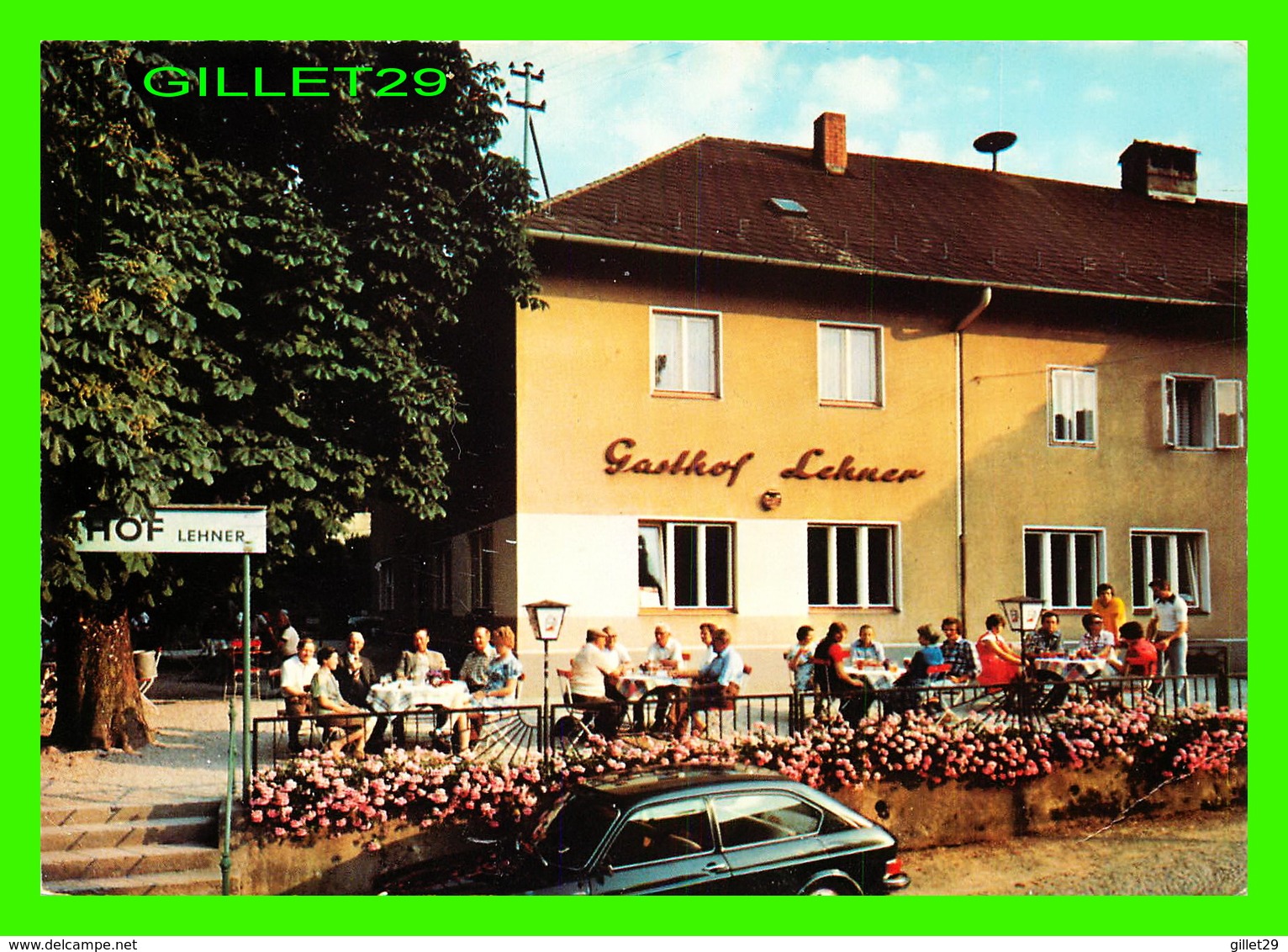 WILHERING, GERMANY - GASTHOF LEHNER - ANIMATED - TRAVEL IN 1983 - - Autres & Non Classés