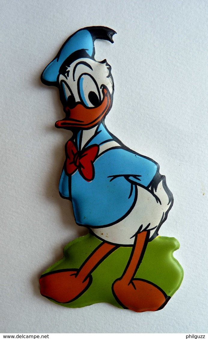 FIGURINE PUBLICITAIRE STENVAL WALT DISNEY En Plastique Et Mousse  DONALD 19 - Disney