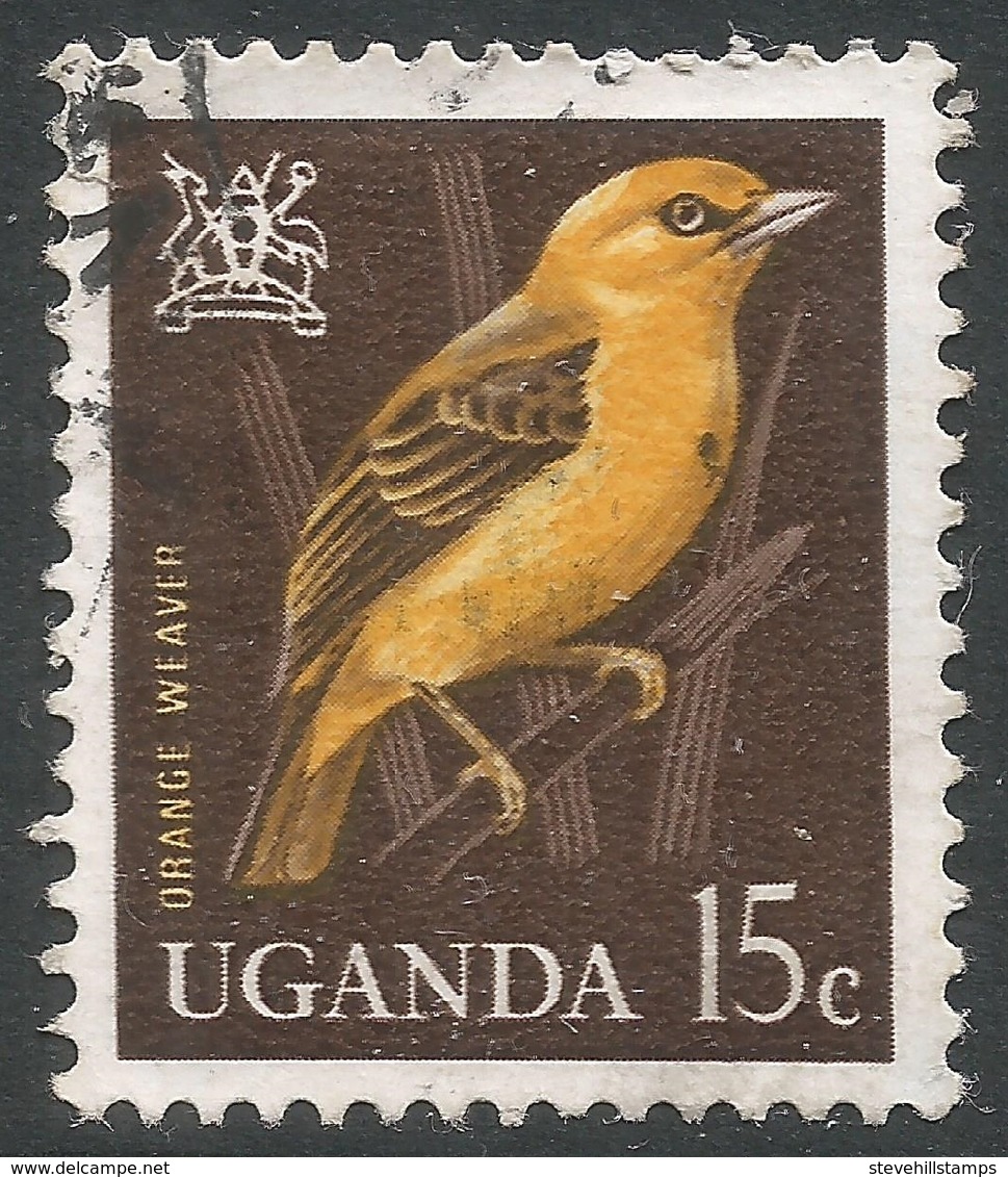 Uganda. 1965 Birds. 15c Used. SG 115 - Uganda (1962-...)