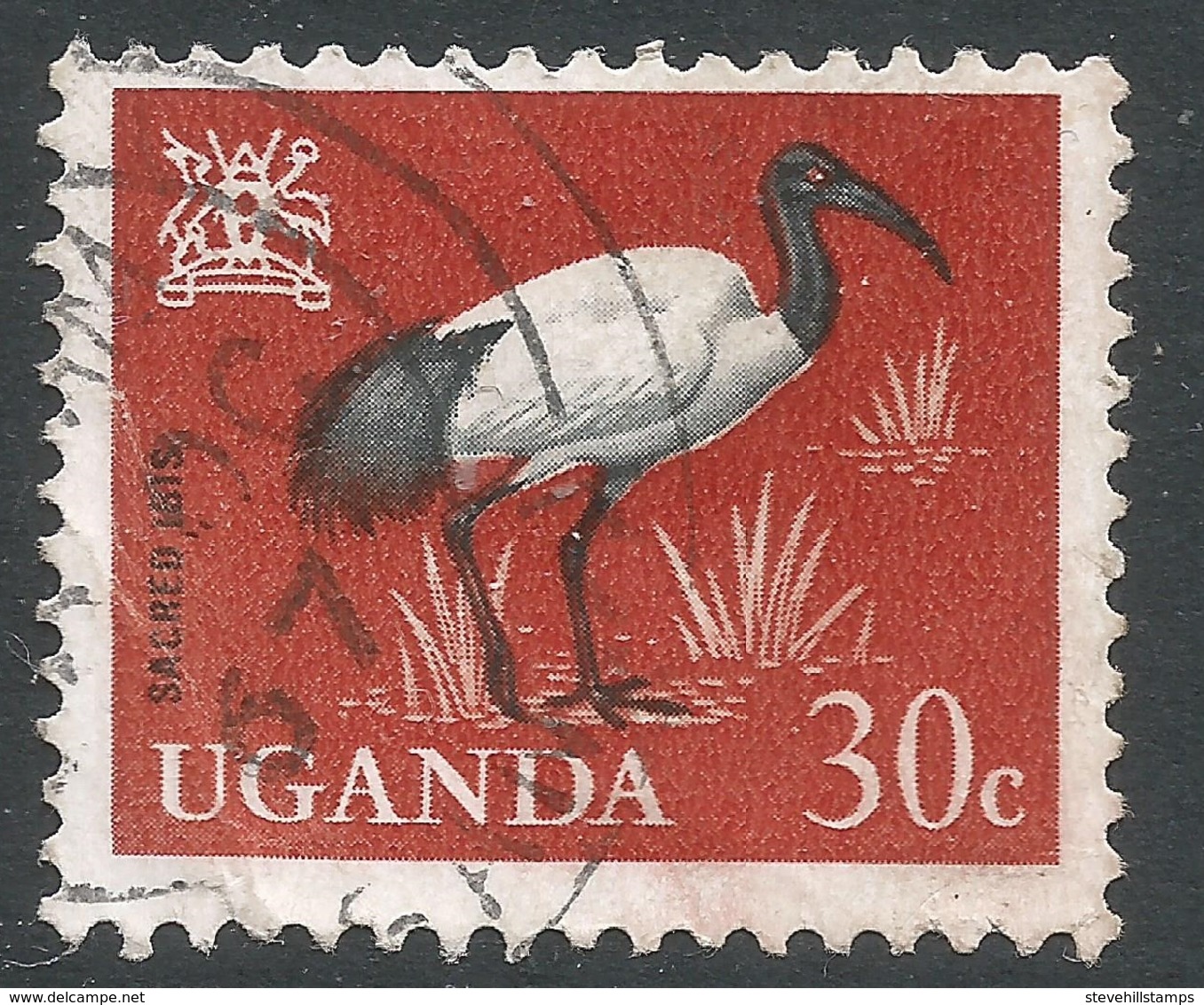 Uganda. 1965 Birds. 30c Used. SG 117 - Uganda (1962-...)