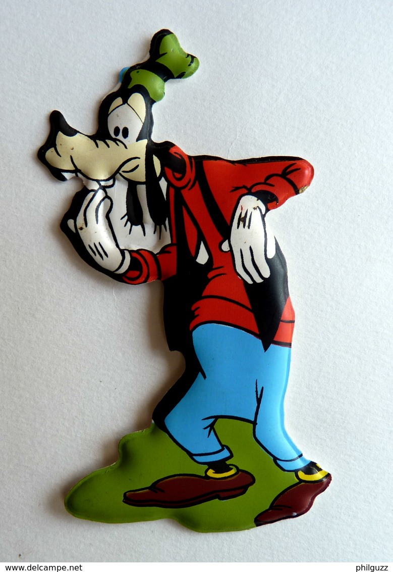 FIGURINE PUBLICITAIRE STENVAL WALT DISNEY En Plastique Et Mousse DINGO GOOFY 02 - Disney