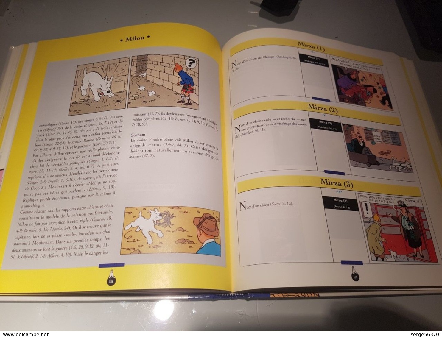 DE ABDALLAH A ZORRINO Dictionnaire Des Noms Propres De TINTIN HERGE HADDOCK DUPONT MOULINSART ALGOUD MOZGOVINE 1992 - Tintin