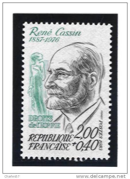 France: Y & T N° 2283  ** -  "René Cassin"( à - De 25 % De La Cote) - Neufs