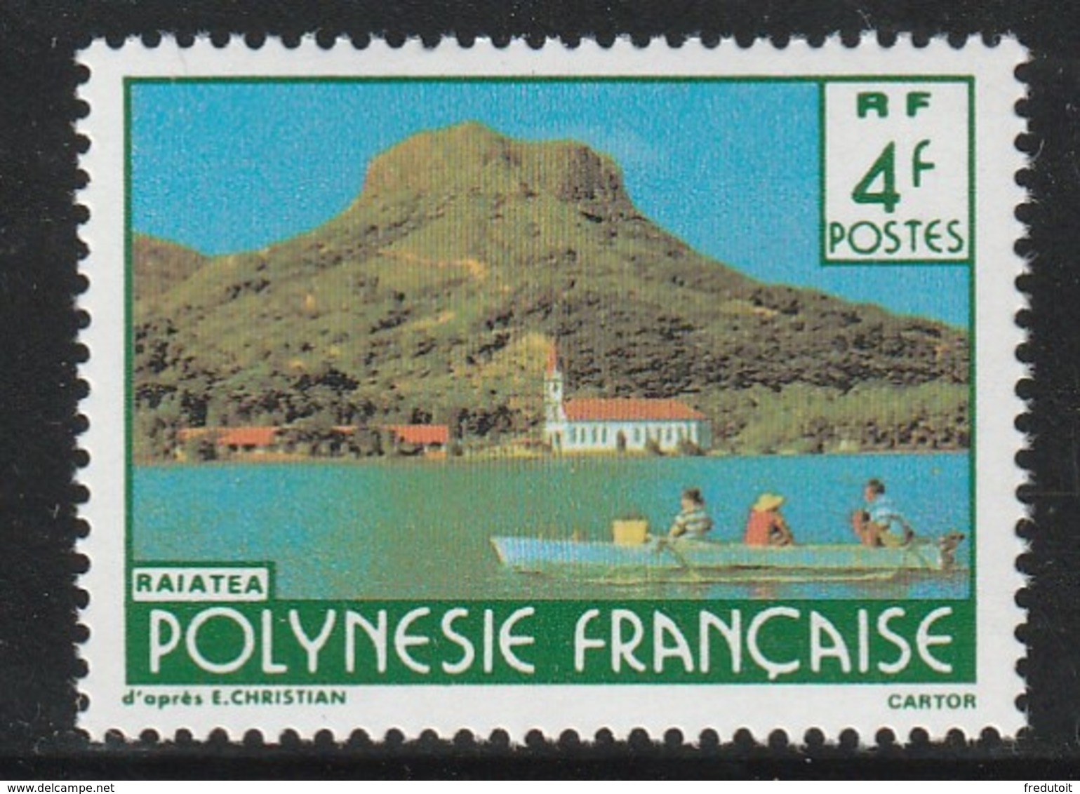 POLYNESIE - N° 291 ** (1987) Paysage - Ongebruikt