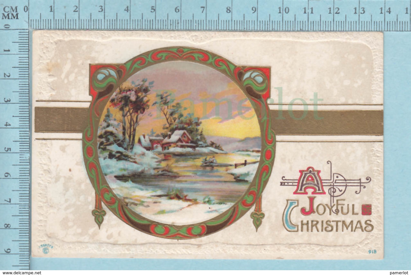 Carte Postale CPA -Christmas, - Used Voyagé En 1912 + CND Stamp, Send To Bury Quebec - Autres & Non Classés