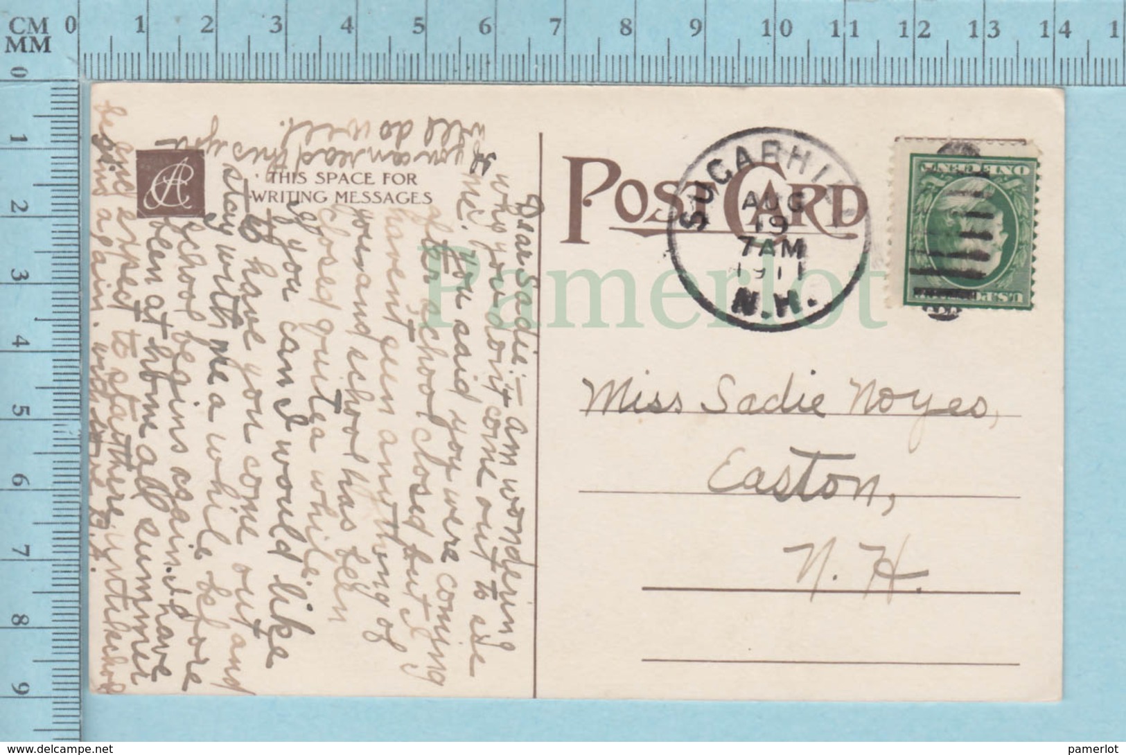 Carte Postale CPA -Flowers Roses, - Used Voyagé En 1911 + USA Stamp, Send To Easton  N.Y. - Autres & Non Classés
