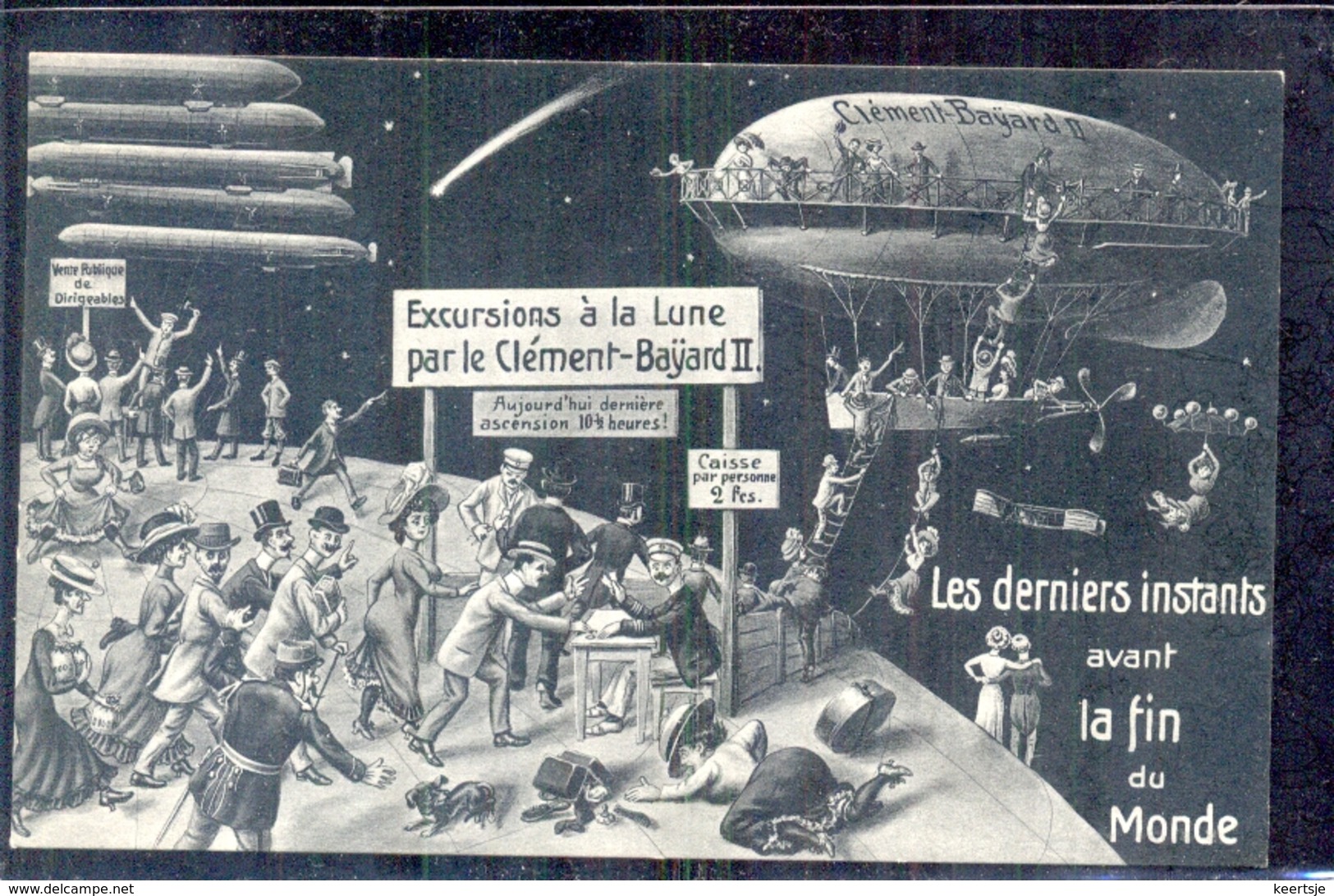 Frankrijk France - Clement Bayard II - Zeppelin -  Monde Derniers La Fin Du Monde  - 1910 - Autres & Non Classés