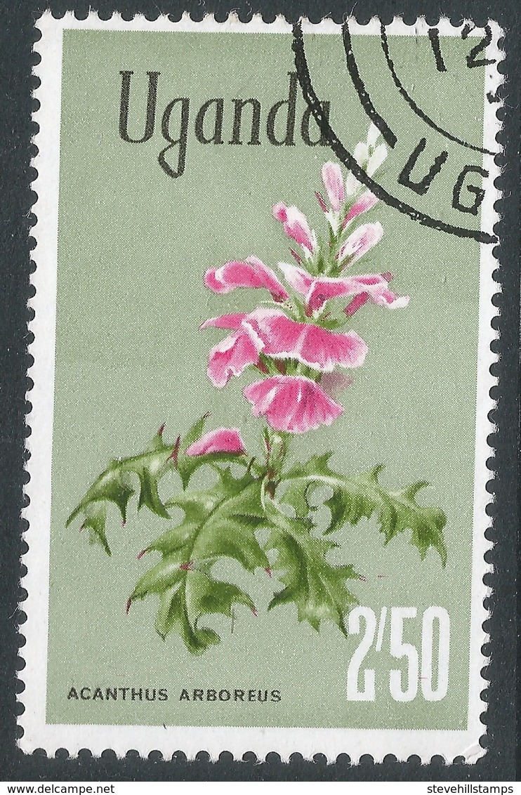 Uganda. 1969 Flowers. 2/50 Used. SG 142a - Uganda (1962-...)