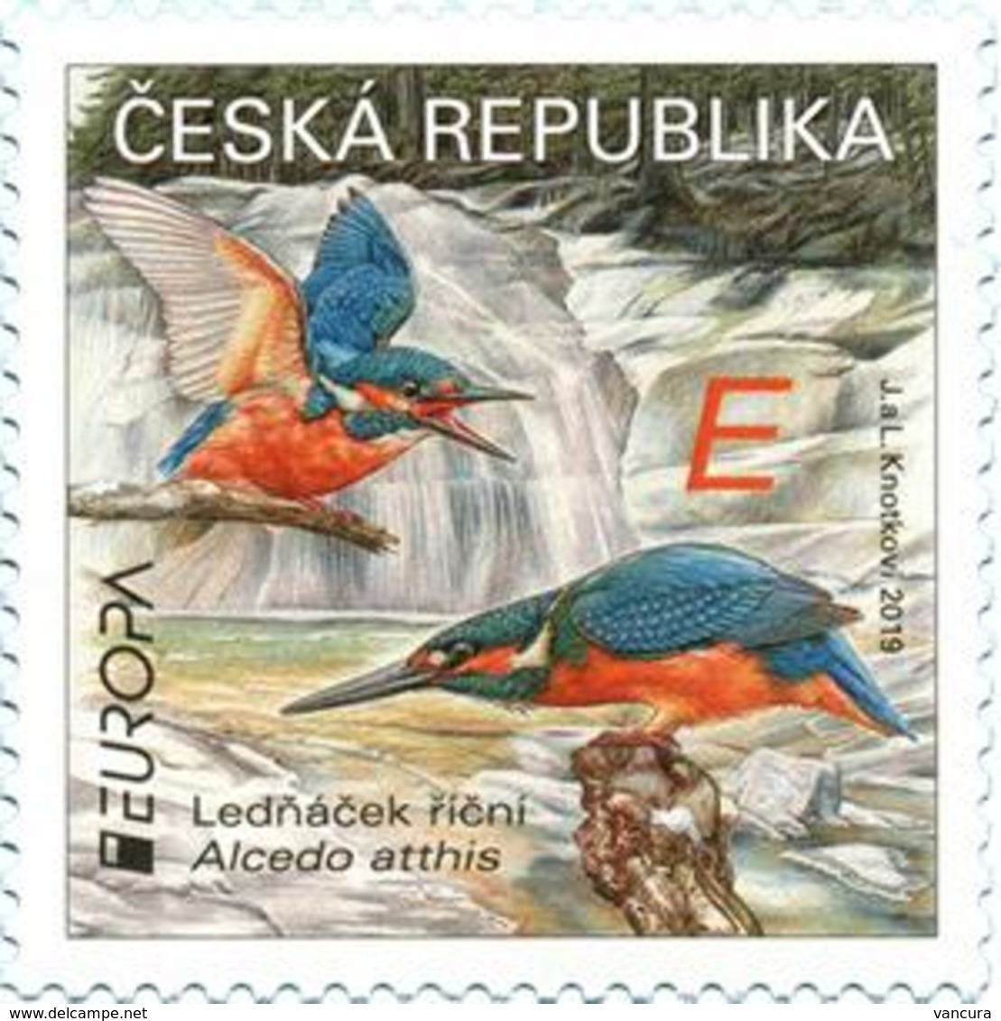 ** 1026 Czech Republic EUROPA Kingfisher 2019 - 2019