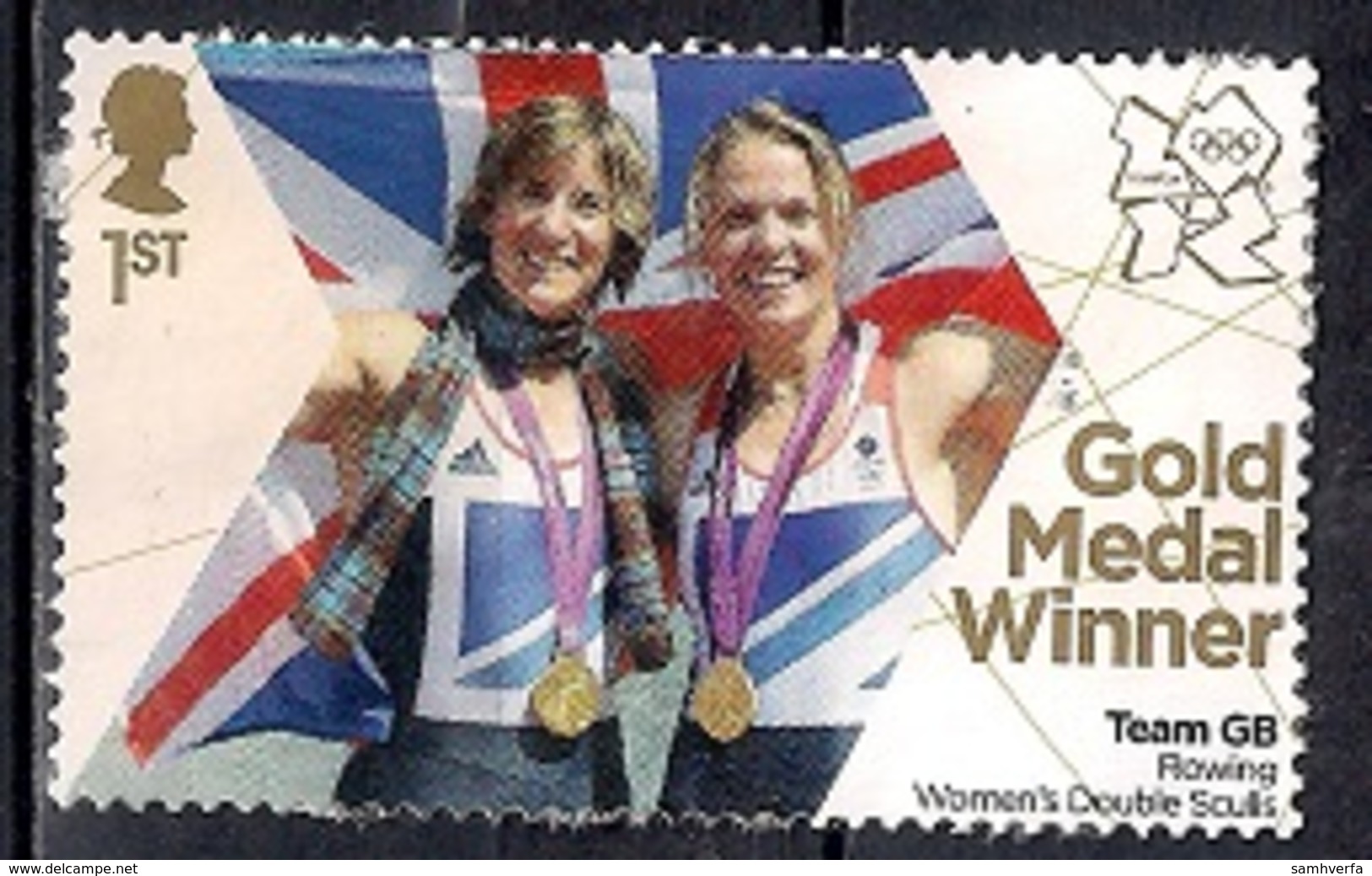 Great Britain 2012 - Team GB Gold Medal Winners - Self Adhesive Stamps - Gebraucht