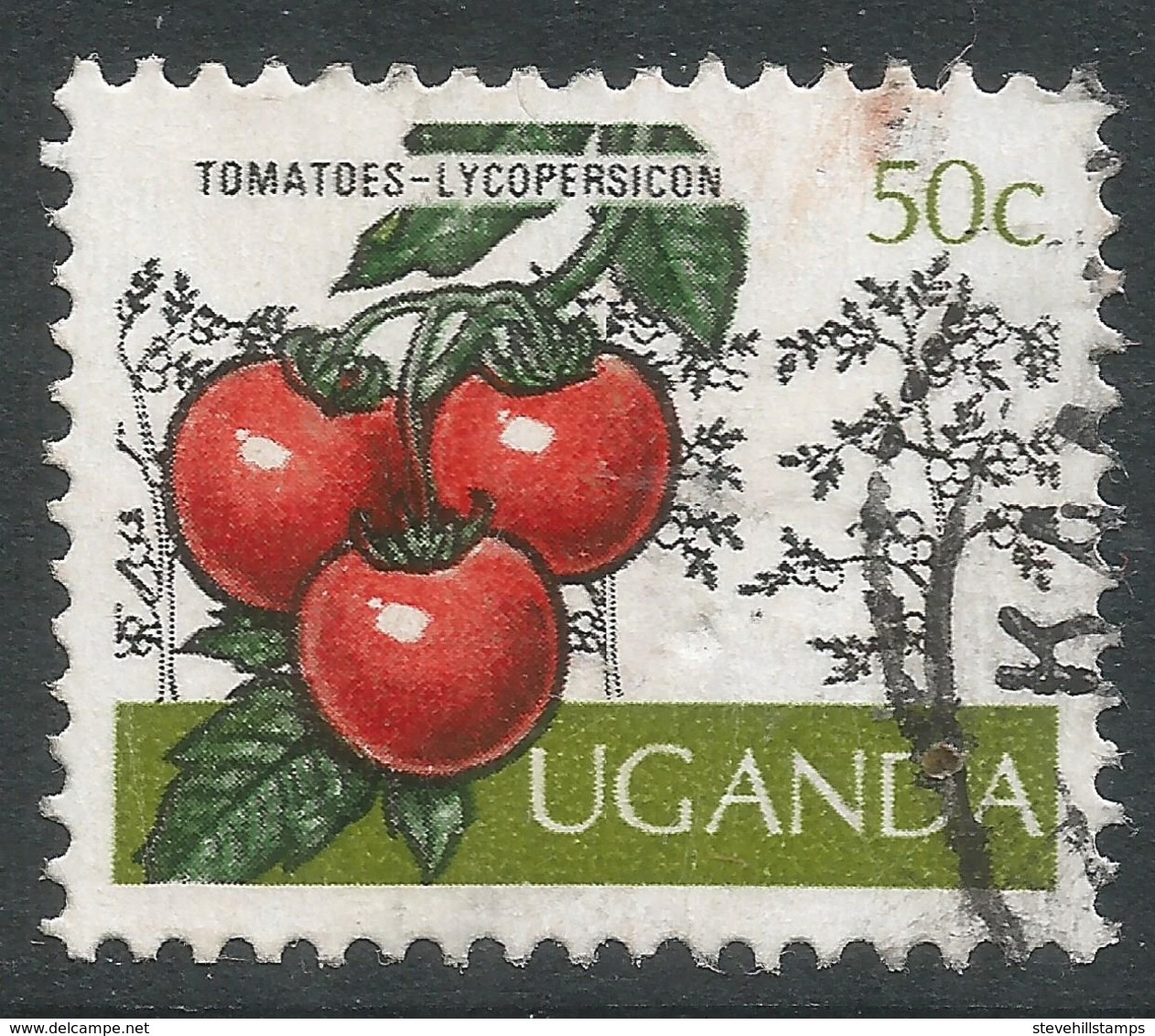 Uganda. 1975 Ugandan Crops. 50c Used. SG 153 - Uganda (1962-...)