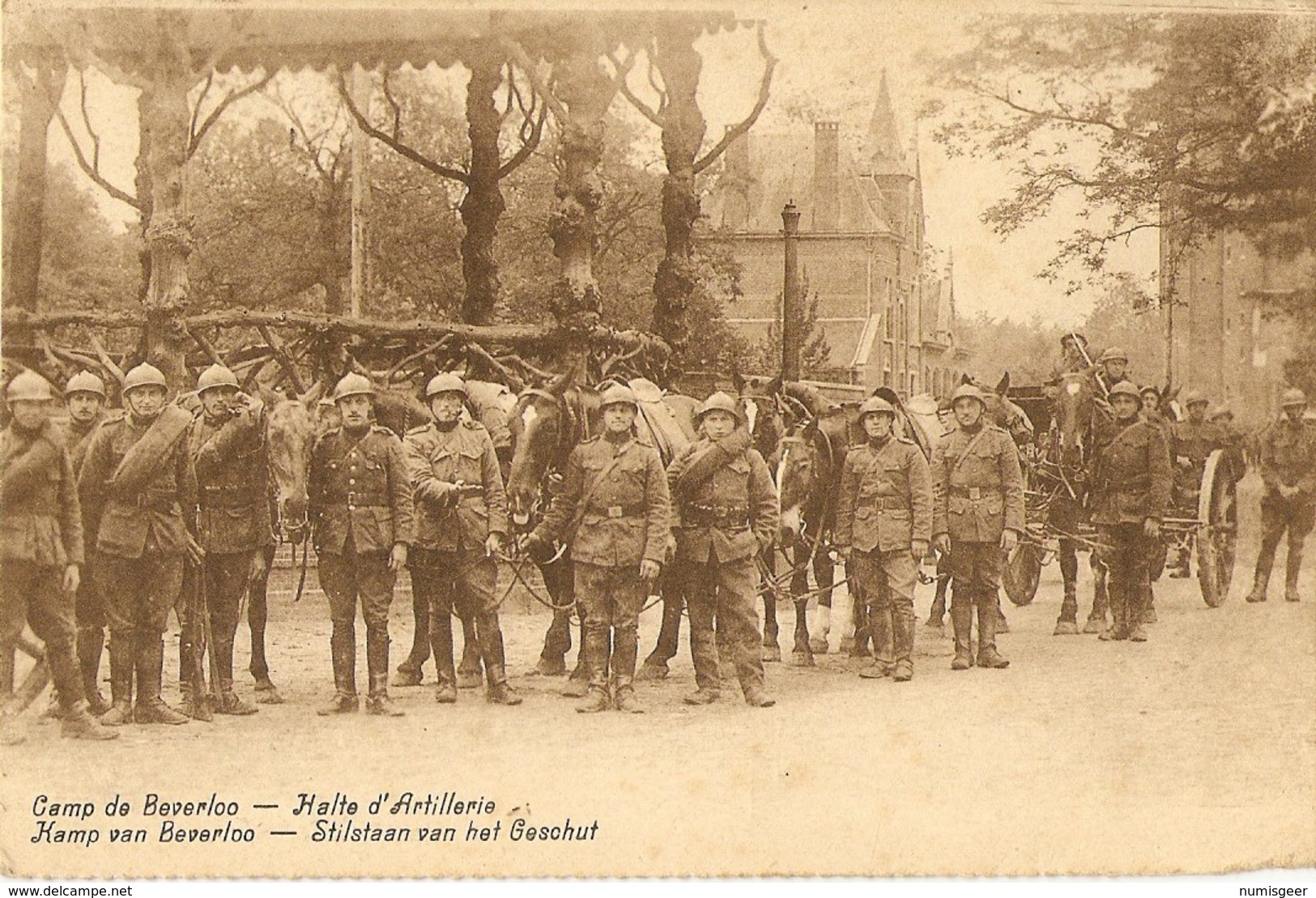 Camp De Beverloo  - Halte D'Artillerie  - Stilstaan Van Het Geschut - Leopoldsburg (Camp De Beverloo)