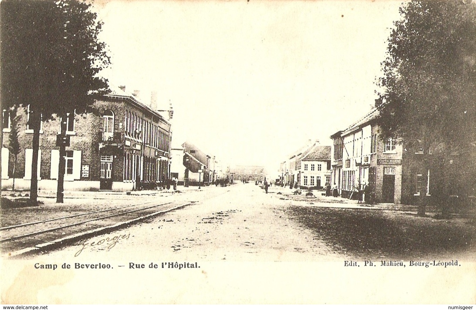 Camp De Beverloo  -  Rue De L' Hôpital - Leopoldsburg (Kamp Van Beverloo)