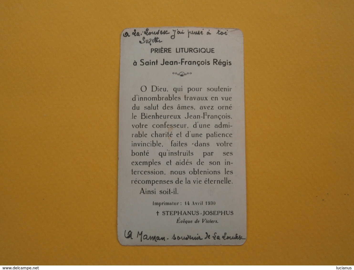 RECTO-VERSO IMAGE PIEUSE ANCIENNE ( Réf  7 K  ) - Religione & Esoterismo