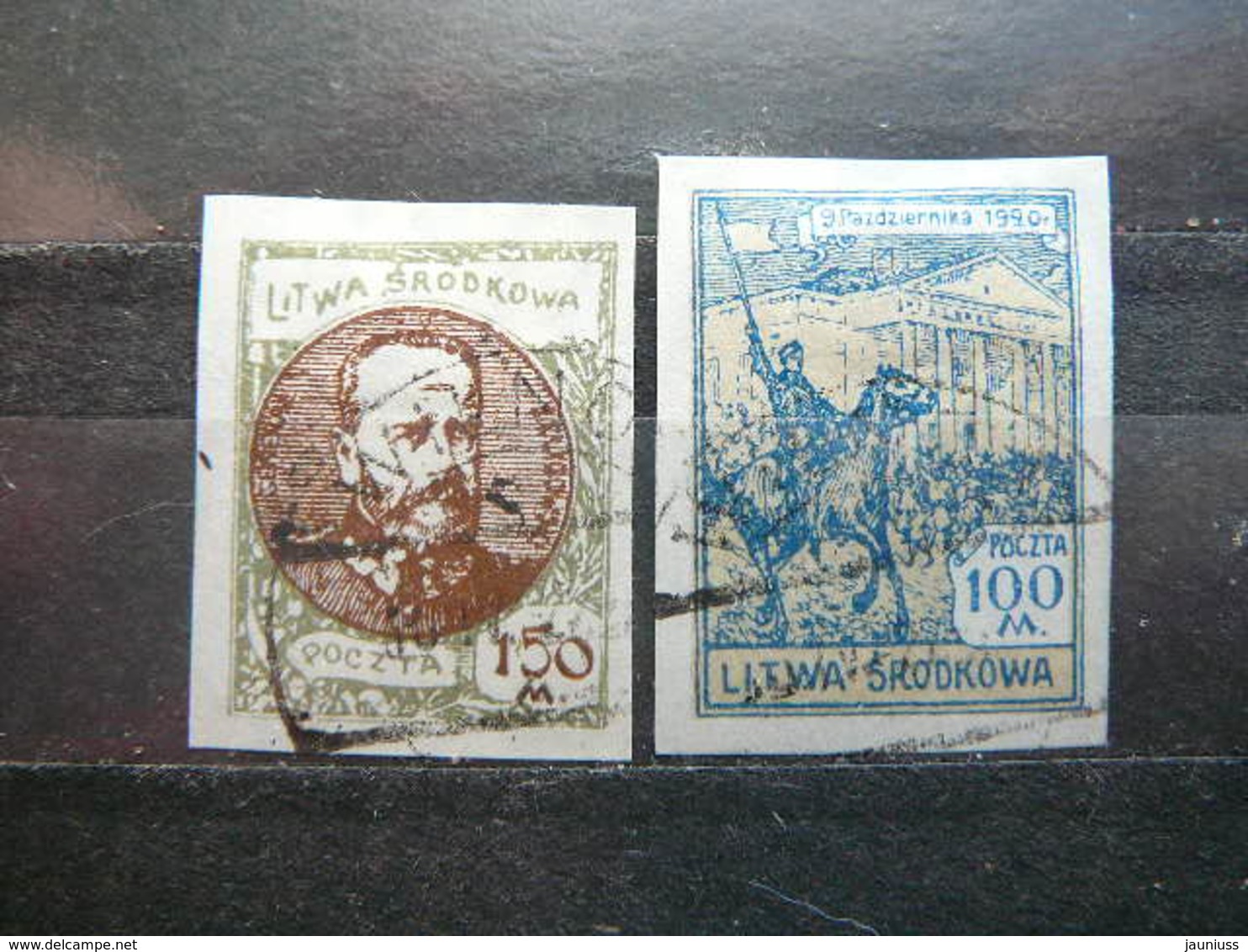 Central Lithuania Lietuva Litauen Lituanie Litouwen # 1921 Used # Mi. 42/3B - Lithuania