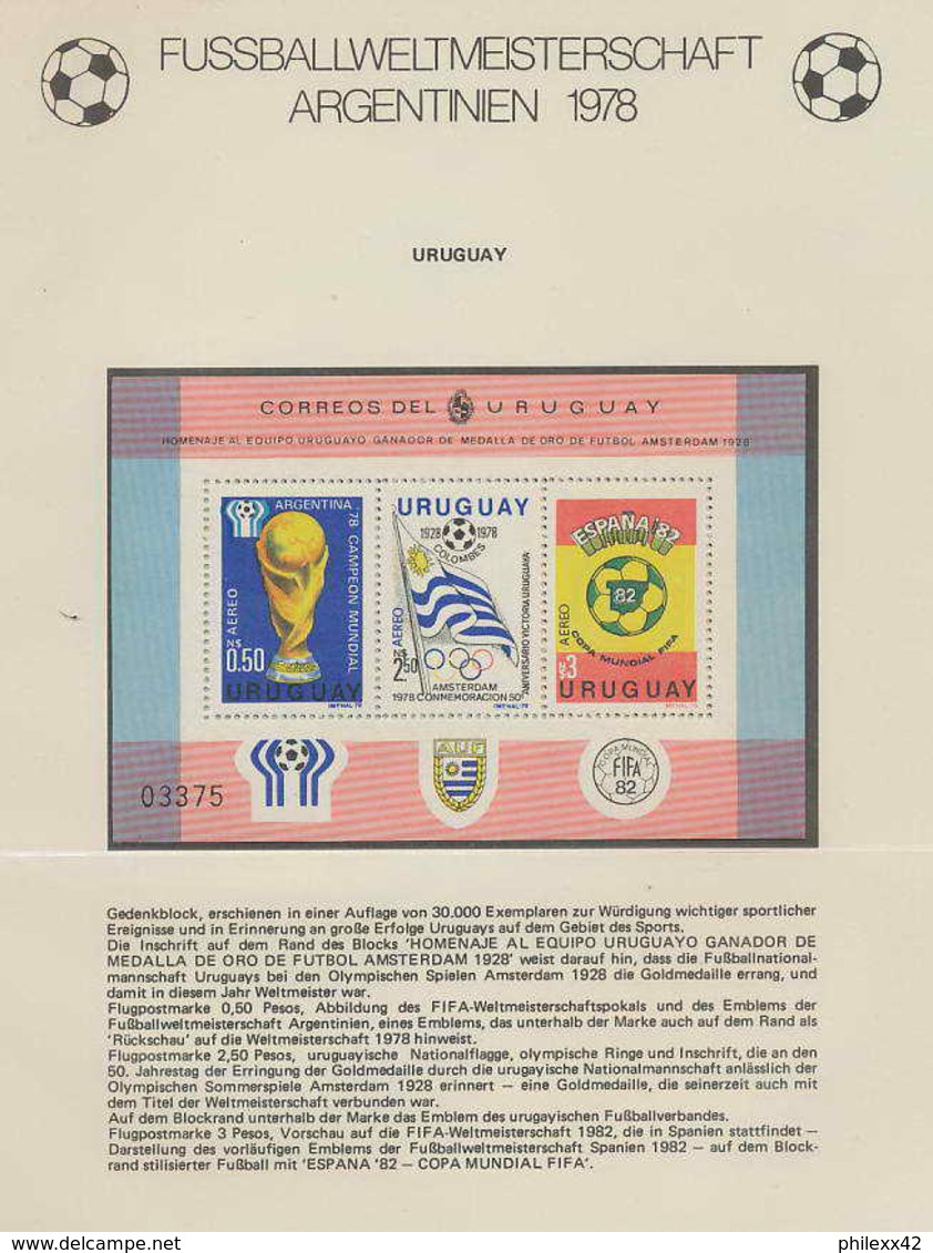 449 Football (Soccer) Argentina 78 - Neuf ** MNH -  Uruguay N° 44 - 1978 – Argentine