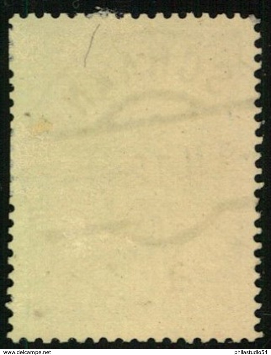 1912, 25 Heller Franz Josef, Normales Papier Gestempelt "SCHAAN 3,II,12" - Gebraucht