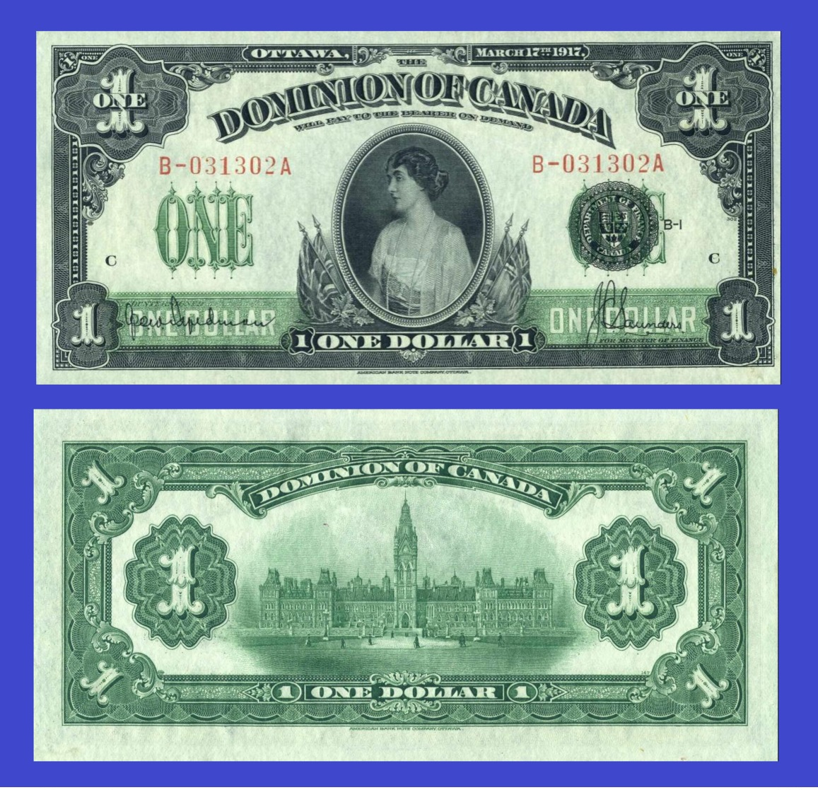 Canada 1 Dollar 1917 - Kanada