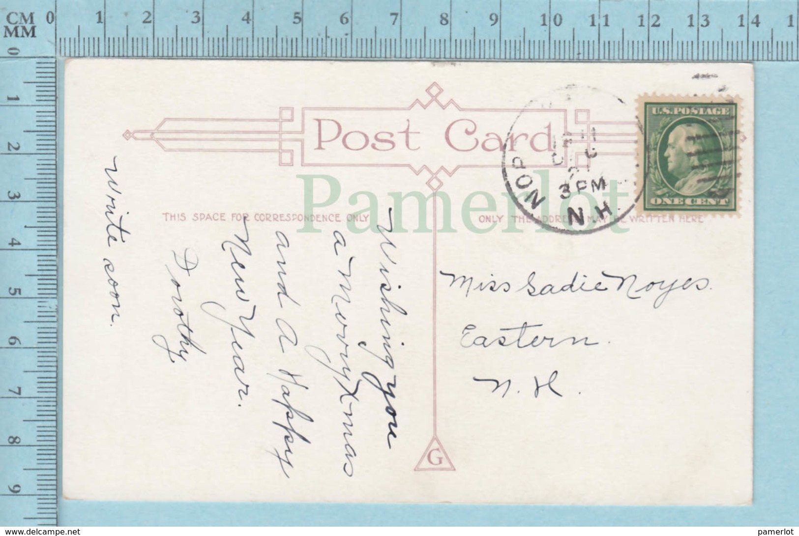 Carte Postale CPA - Greeting Kind & True  - Used Voyagé En 1921 + USA Stamp, Send To Eastern NH - Autres & Non Classés