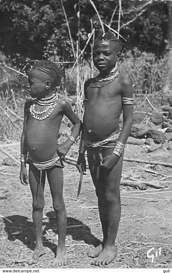 Afrique > GUINEE Enfants Bassari -(enfant Nu Nus Peumple Ethnie Ethnologie) (Editions : GIL 33) - Guinee