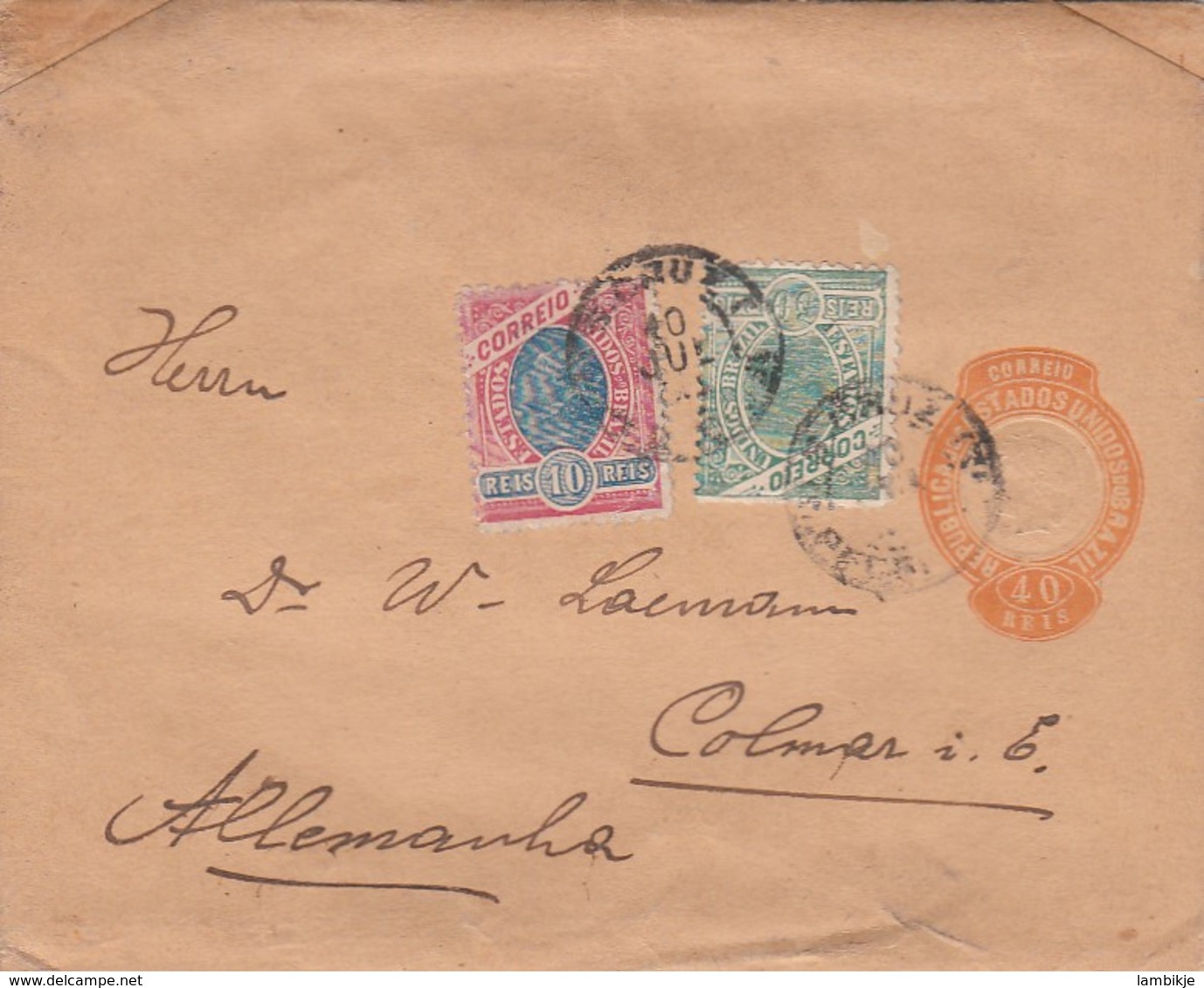 Brazil Wrapper 1896 - Lettres & Documents