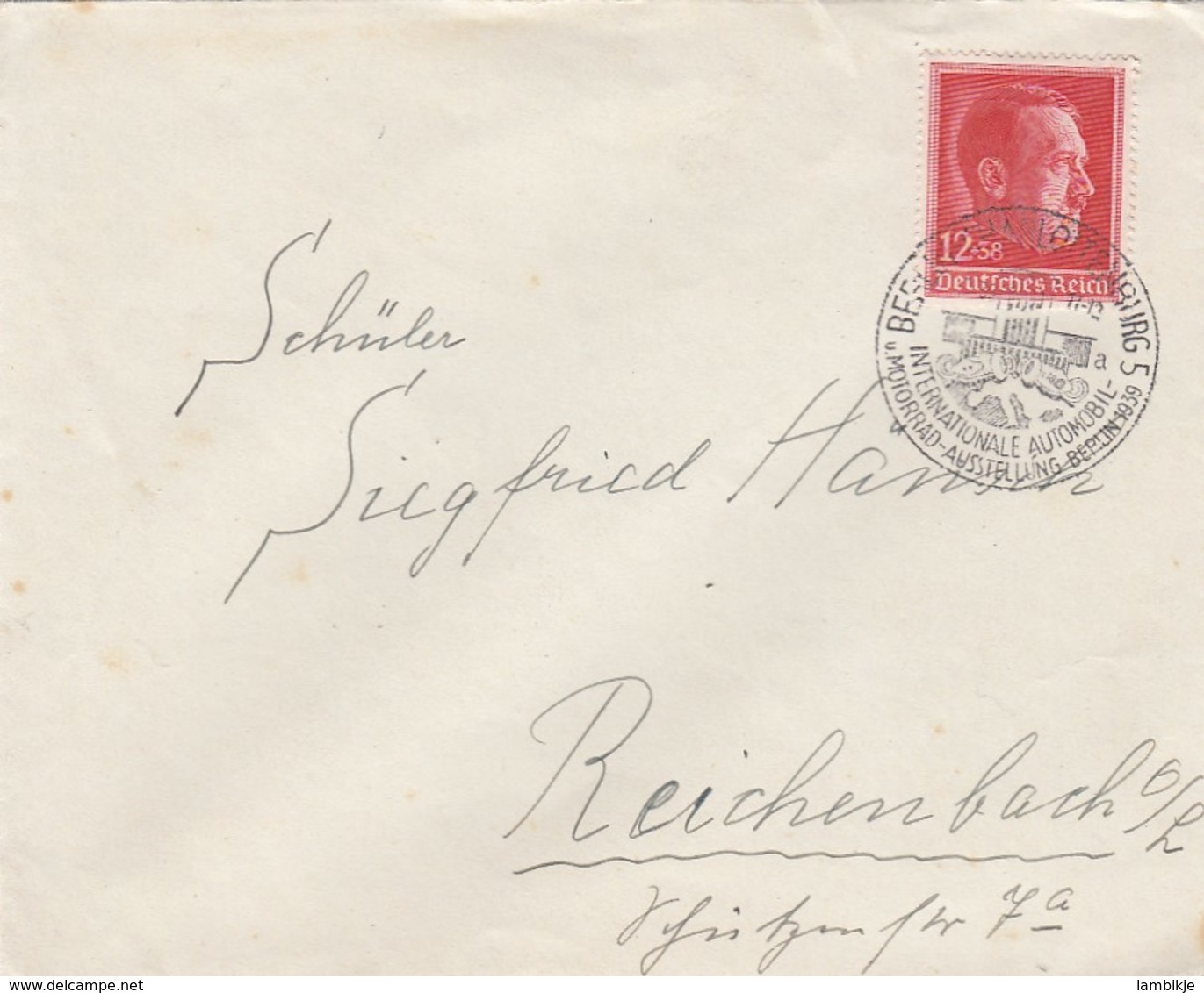 Deutsches Reich Brief 1941 - Oblitérés