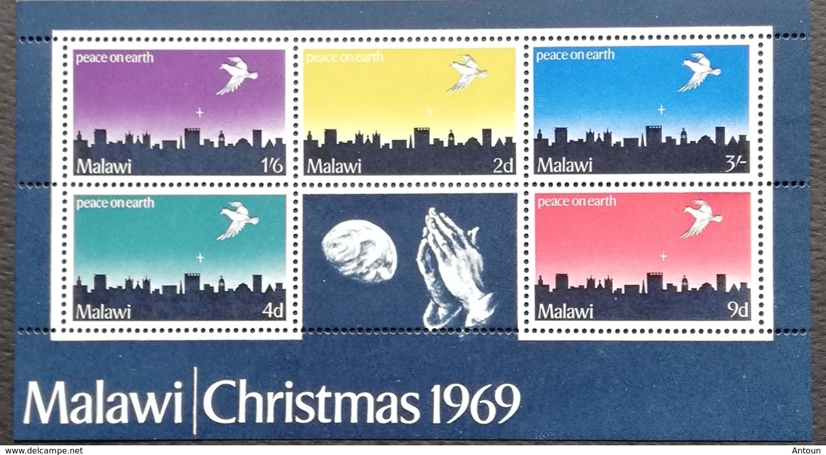 Malawi 1969 Christmas S/S - Malawi (1964-...)