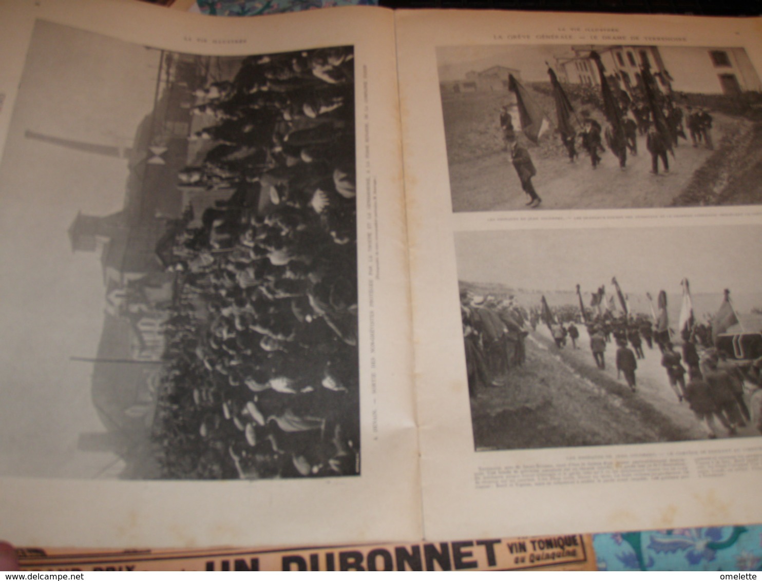 GREVE MINEURS DENAIN TERRENOIRE ANZIN COMITE HOUILLERES/AEROSTAT CATASTROPHE BRADSKY/ITALIE ZANARDELLI /VALENCE LOUBET - 1900 - 1949