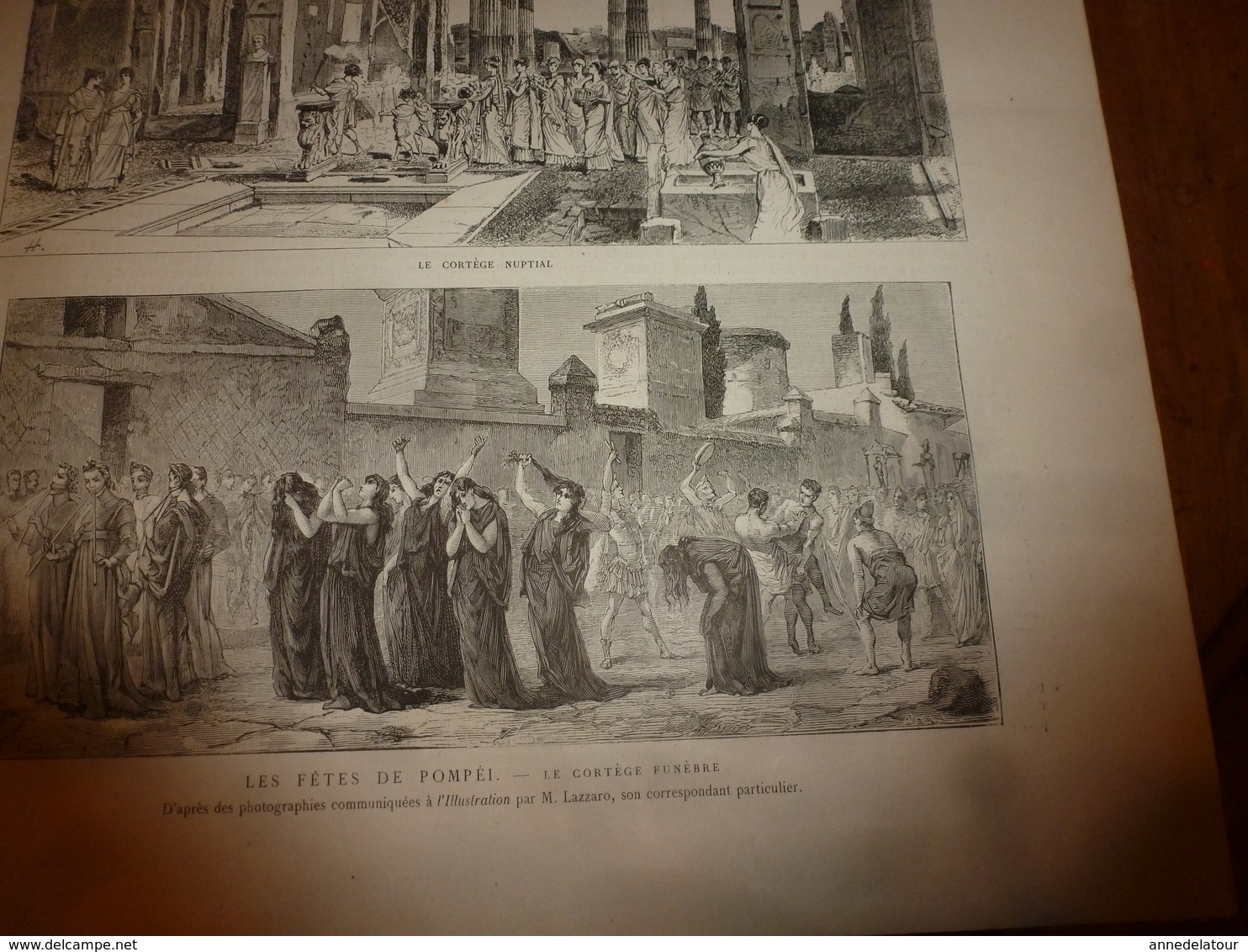 1884 L'ILLUSTRATION: Les fêtes de POMPEÏ (important documentaire texte et gravures); Congo(Vivi,Houssas,etc )etc