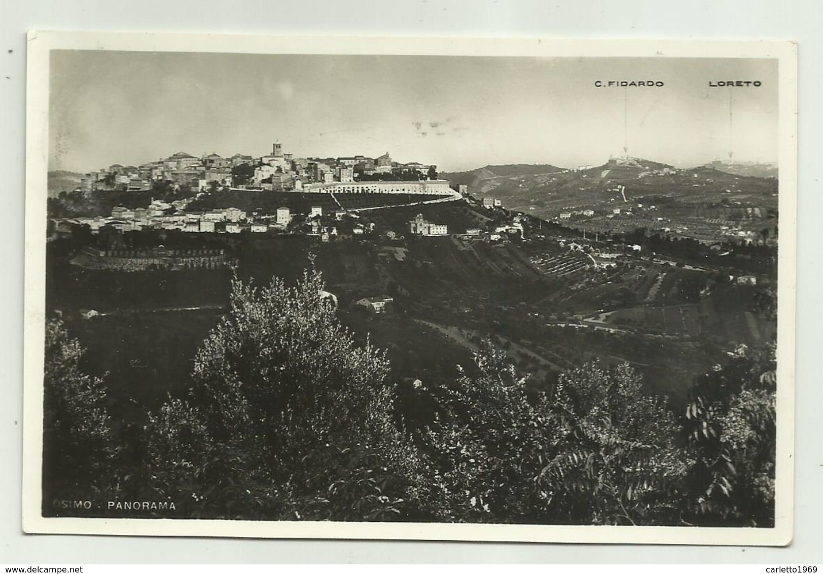 OSIMO - PANORAMA   - VIAGGIATA FP - Ancona