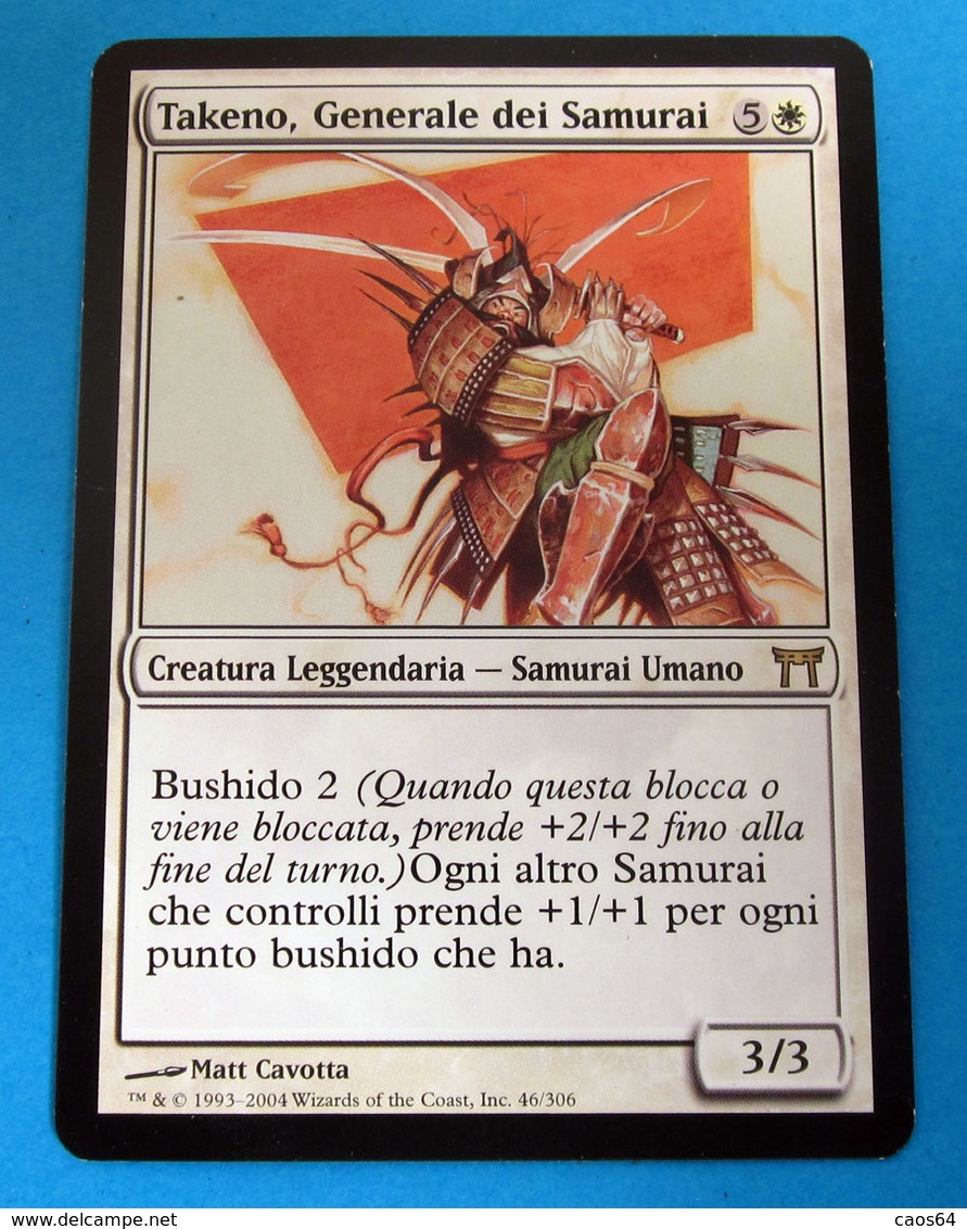 MAGIC THE GATHERING TAKENO, GENERALE DEI SAMURAI - Sonstige & Ohne Zuordnung