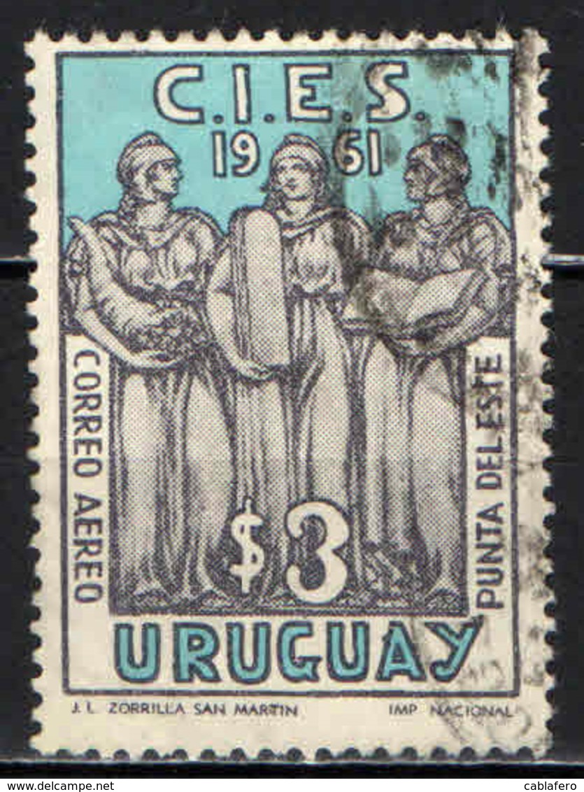 URUGUAY - 1961 - PUNTA DE L'EST - USATO - Uruguay