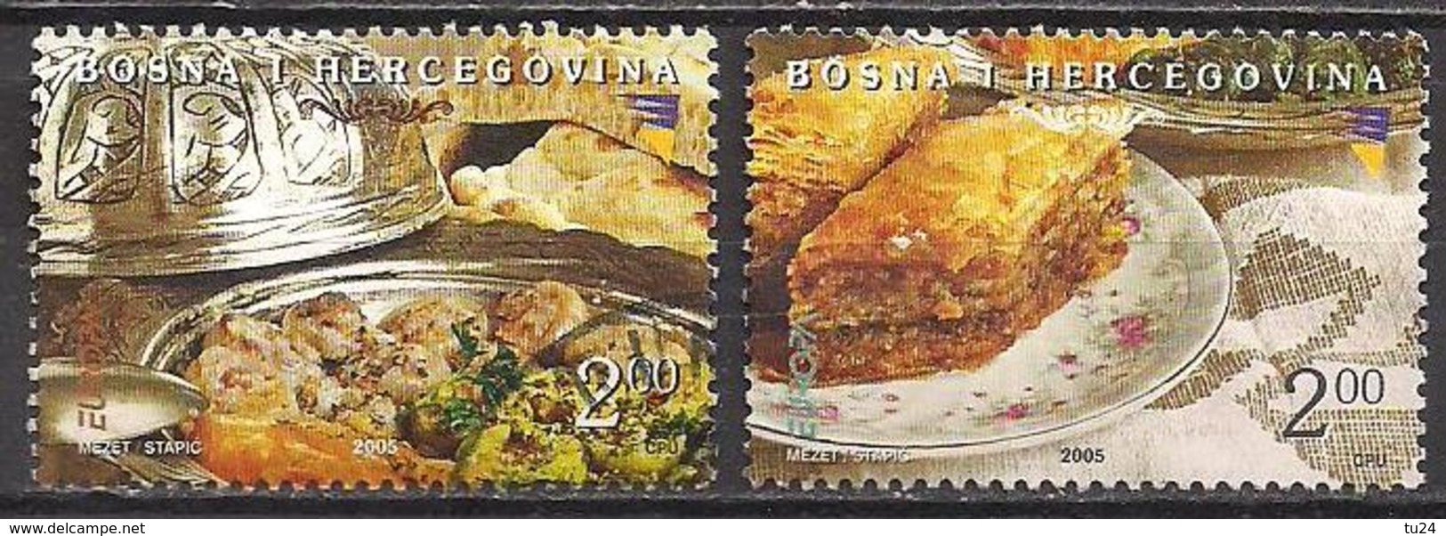 Bosnien - Herzegowina  (2005)  Mi.Nr.  389 + 390 Gest. / Used  (6aa41)  EUROPA - Bosnien-Herzegowina