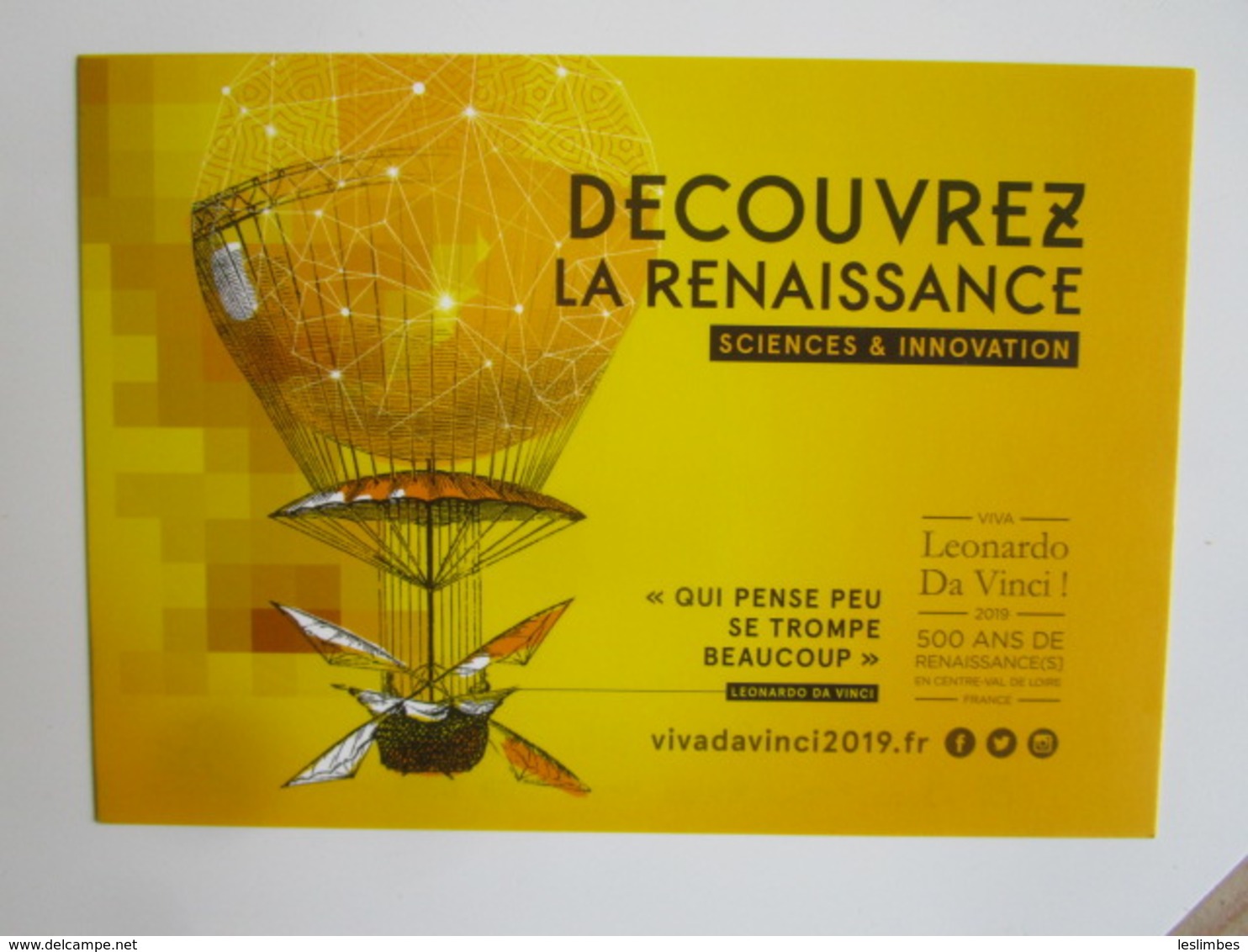 Viva Leonard Da Vinci 2019: 500 Ans De Renaissance(s) En Centre - Val De Loire France. Decouvrez.... - Personnages Historiques