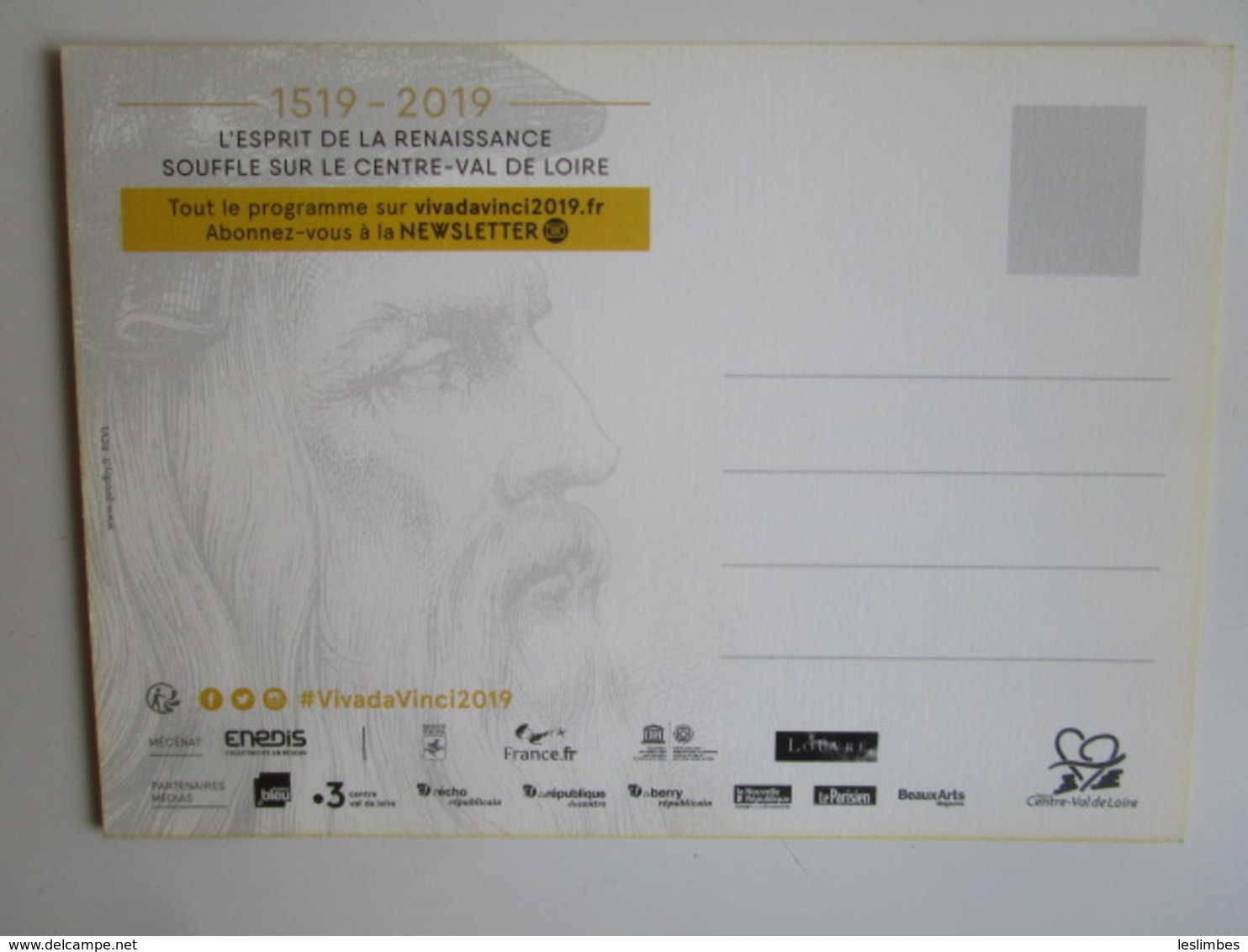 Viva Leonard Da Vinci 2019: 500 Ans De Renaissance(s) En Centre - Val De Loire France. Decouvrez.... - Personnages Historiques