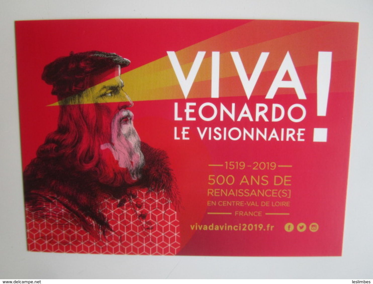 Viva Leonardo Da Vinci 2019: 500 Ans De Renaissance(s) En Centre - Val De Loire France. - Personnages Historiques