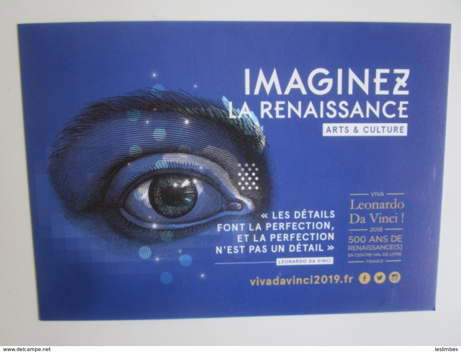 Viva Leonardo Da Vinci 2019: 500 Ans De Renaissance(s) En Centre - Val De Loire France. Imaginez... - Publicité