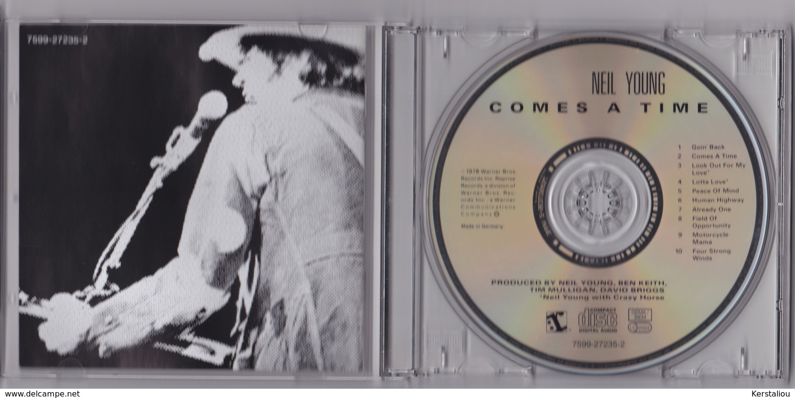 NEIL YOUNG – COMES A TIME – CD – Reprise Records – Made In Germany. - Rock