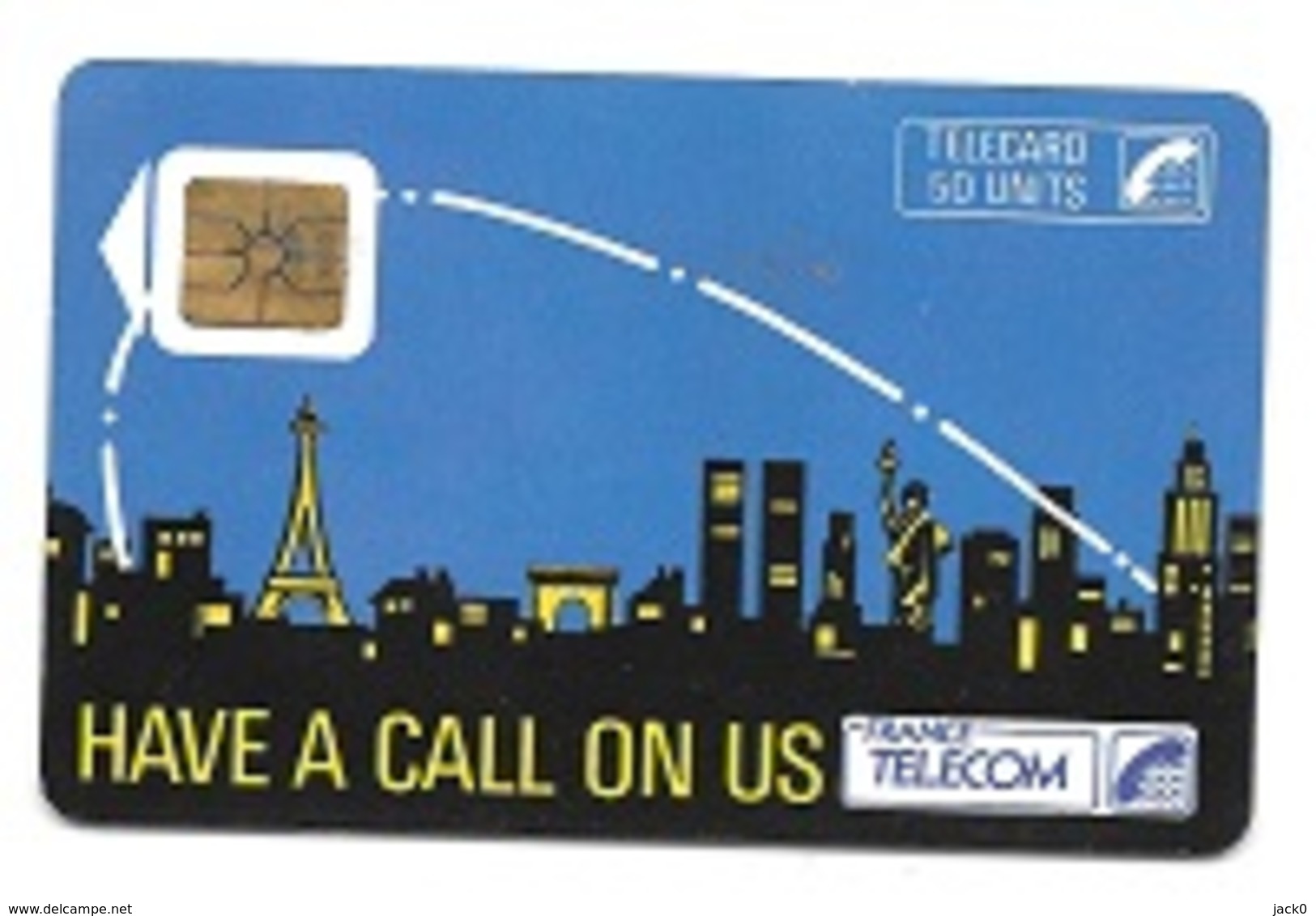 Télécarte  HAVE  A  CALL  ON  US, 50 U, C 11 - Phonecards: Internal Use
