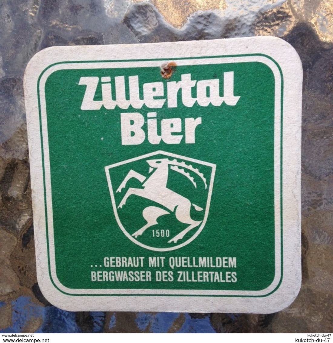 Six Sous-bocks Pelforth - Newcastle Brown Ale - Pilsner Urquell - Staropramen - Zillertal Bier - Kronenbourg (années 90) - Beer Mats