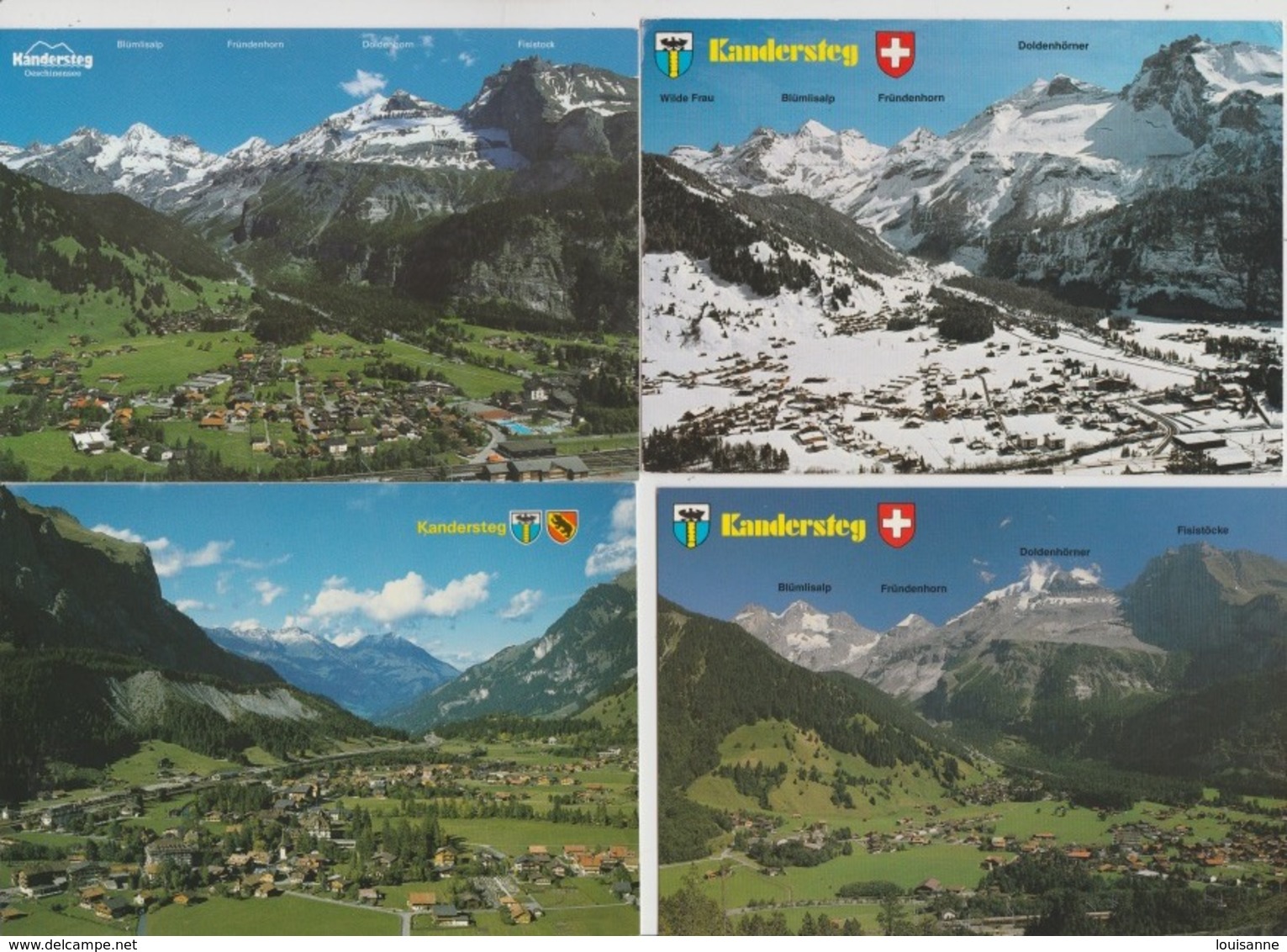 19 / 4 / 26  -  KANDERSTEG  ( BE )  LOT  DE  15  C. P.  M. - 5 - 99 Cartes