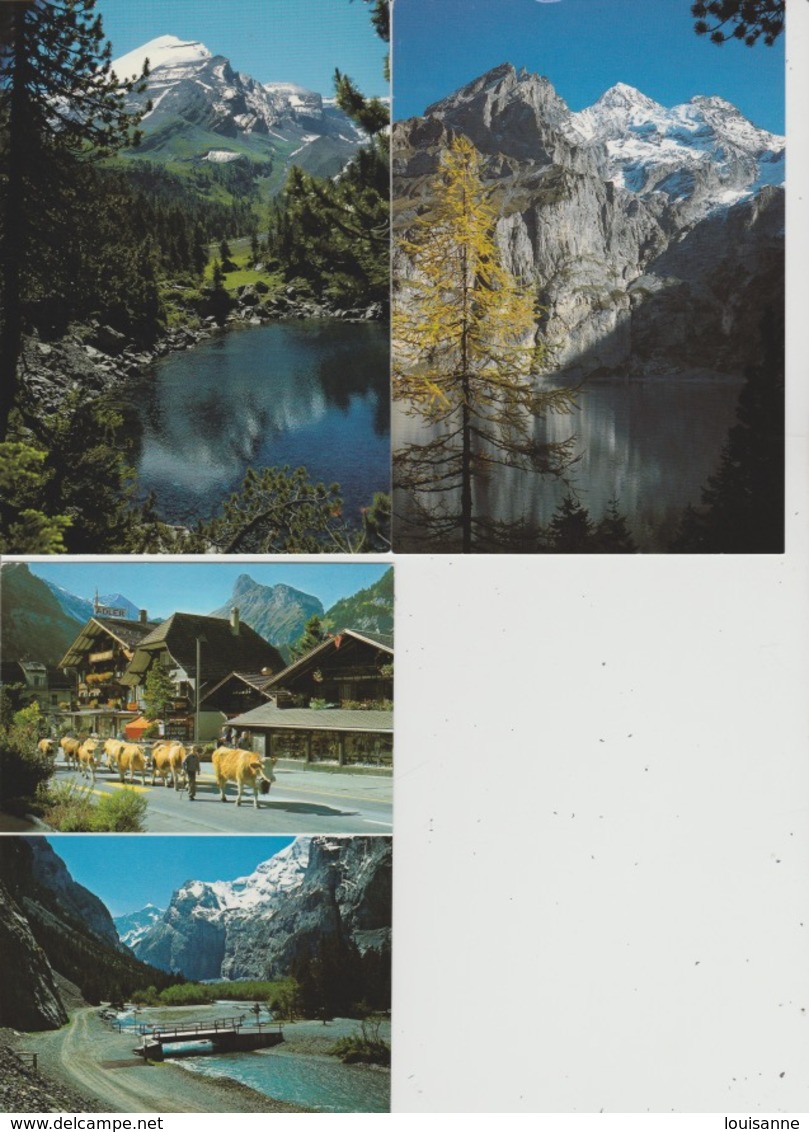 19 / 4 / 26  -  KANDERSTEG  ( BE )  LOT  DE  15  C. P.  M. - 5 - 99 Cartes