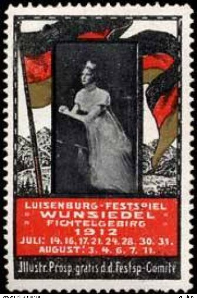 Wunsiedel / Fichtelgebirge: Luisenburg - Festspiel Reklamemarke - Cinderellas