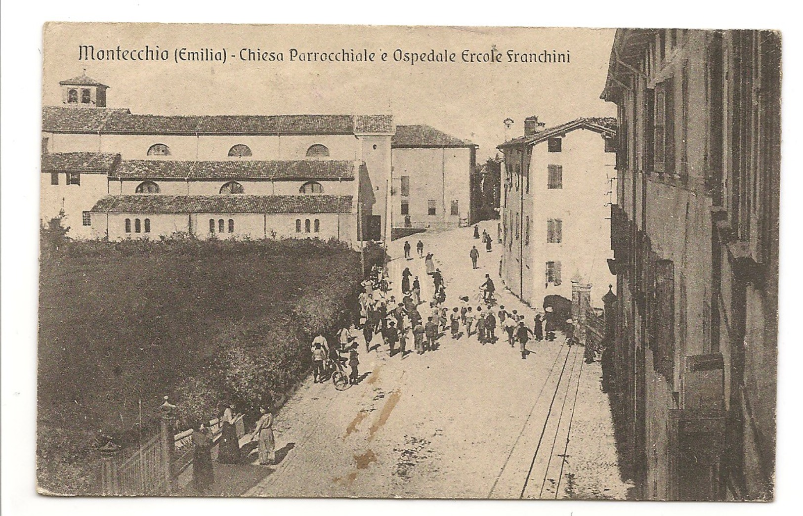 MONTECCHIO (EMILIA) - CHIESA PARROCCHIALE E OSPEDALE ERCOLE FRANCHINI - Terni