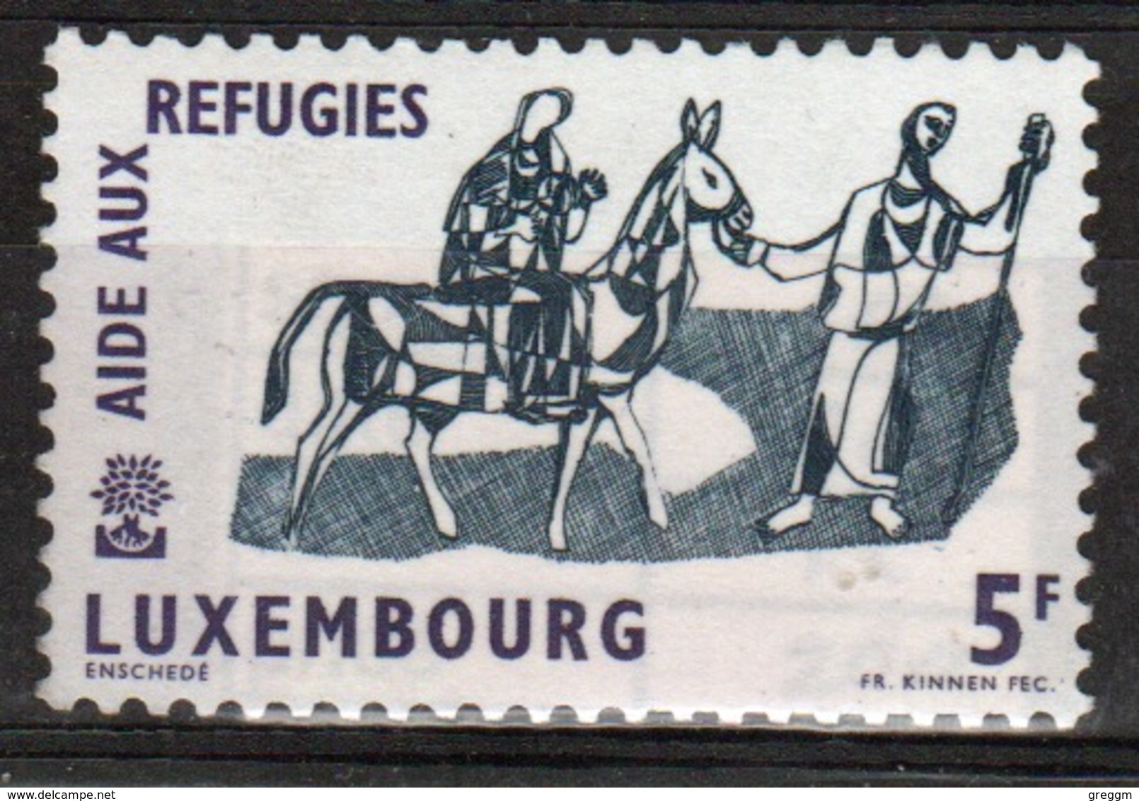 Luxembourg 1960 Single 5f Commemorative Stamp From The World Refugee Year Set. - Unused Stamps