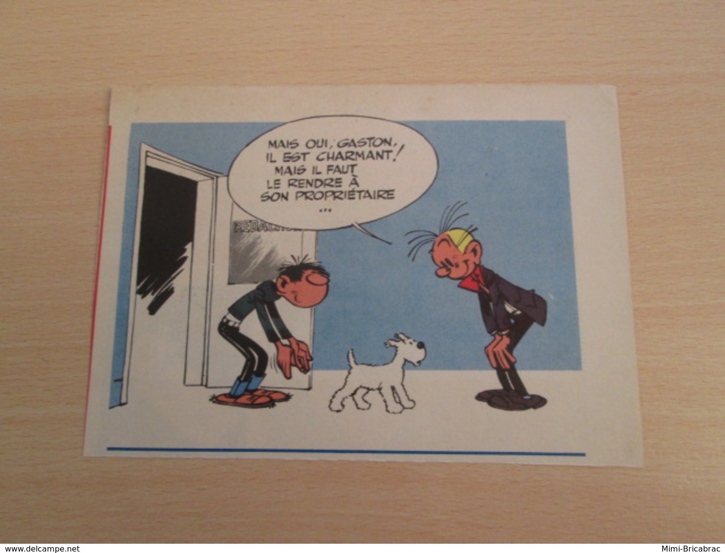 SPI19  JOLIE COUVERTURE EN COULEURS ANNEES 50/60 SPIROU : FRANQUIN GAG GASTON LAGAFFE AVEC MILOU DESSINE PAR HERGE - Gaston