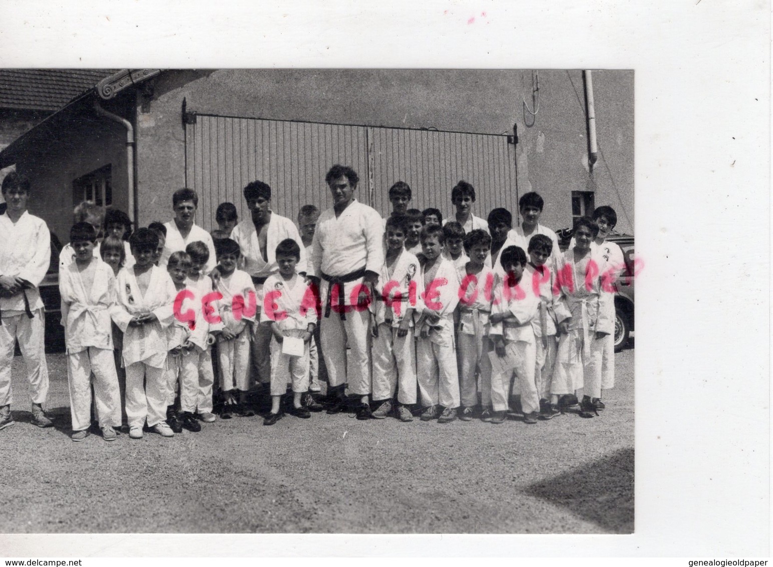 23- VALLIERE- JUDO LES JEUNES JUDOKAS PEPINIERE DE CHAMPIONS- CREUSE  RARE PHOTO ORIGINALE - Sports